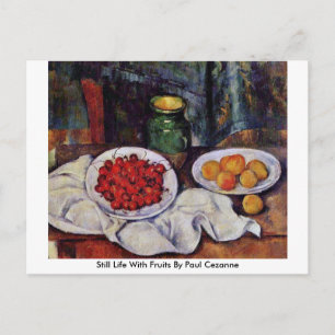 Carte Postale Vie Toujours Avec Fruits Par Paul Cezanne