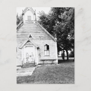 Carte Postale Vieille architecture abandonnée Indiana Church Pho