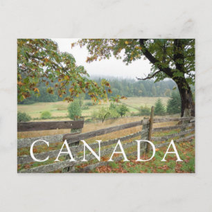 Carte Postale Vieille clôture sur une ferme