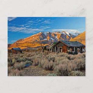 Carte Postale Vieille ferme le long de Hwy 395 à June Lake