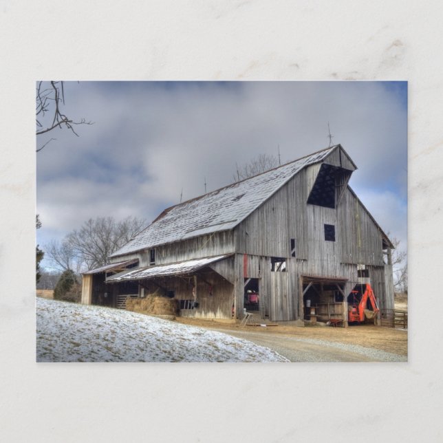 Carte Postale Vieille grange (Devant)