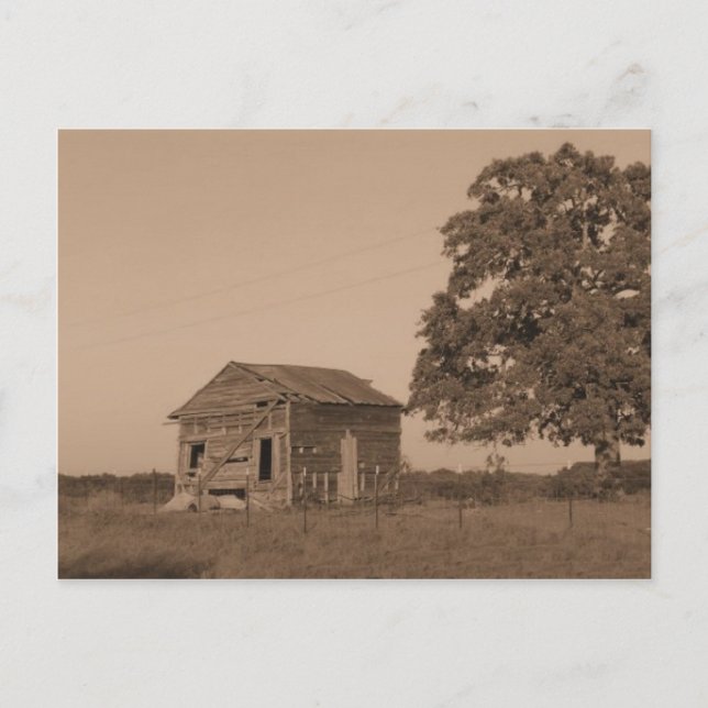 Carte Postale Vieille grange rustique (Devant)