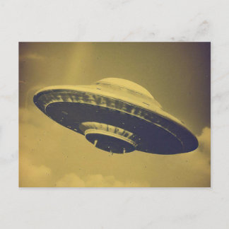 Carte Postale vieille photo UFO