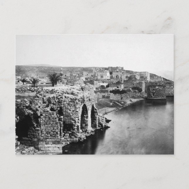 Carte Postale Vieille Tibériade sur la mer de Galilée (Devant)