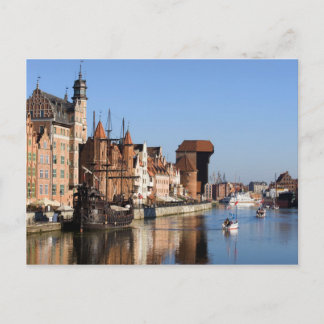 Carte Postale Vieille ville de Gdansk en Pologne