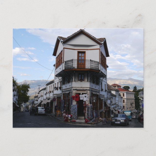 Carte Postale Vieille ville de Gjirokaster, Albanie (Devant)