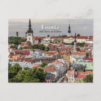 Carte Postale Vieille ville de Tallinn Estonie