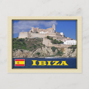 Carte Postale Vieille ville d'Ibiza, Baléares, Espagne
