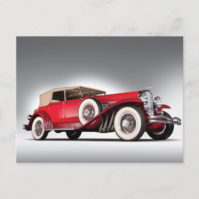 Carte Postale Vieille voiture 45 (Devant)