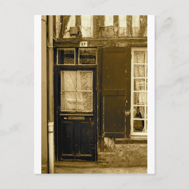 Carte Postale Vielle porte française (Devant)
