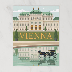Carte Postale Vienne, Autriche