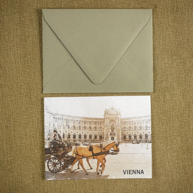 Carte Postale Vienne Autriche City Panorama (vienna austria historic postcard)