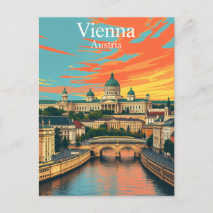 Carte Postale Vienne, Autriche Europe Travel