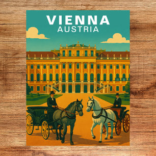Carte Postale Vienne, Autriche Palais Impérial & Chevaux