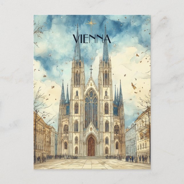 Carte Postale Vienne Autriche Voyages (Devant)