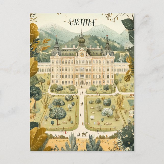 Carte Postale Vienne Autriche Voyages (Devant)