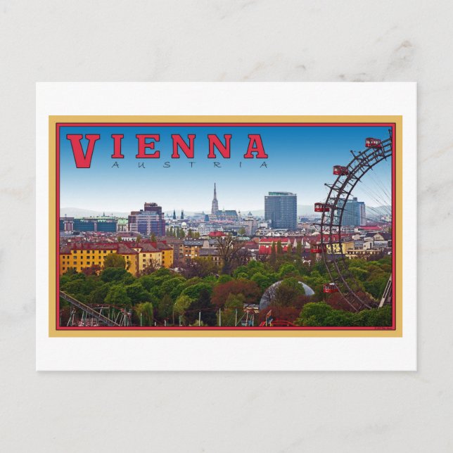 Carte Postale Vienne - Cityscape (Devant)