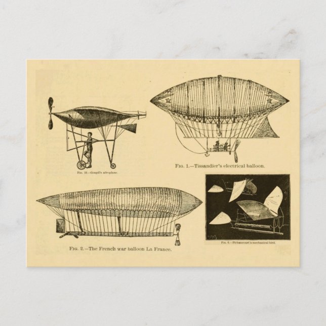 Carte Postale viens voler avec moi (Devant)