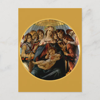 Carte Postale Vierge de la grenade - Botticelli