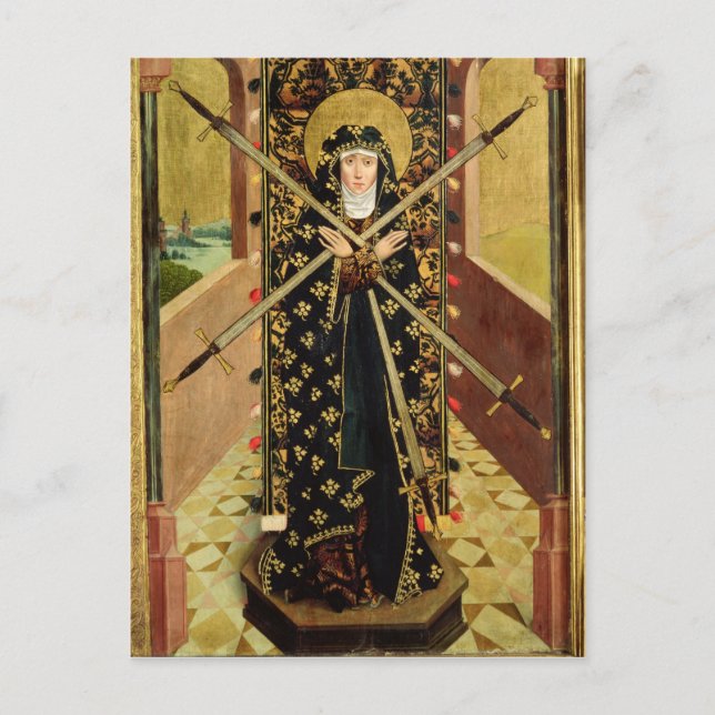 Carte Postale Vierge des Sept Douleurs de l'Autel du Dôme, 1499 (Devant)