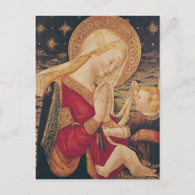 Carte Postale Vierge et enfant 2 (Devant)