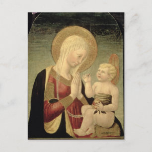 Carte Postale Vierge et enfant à la grenade