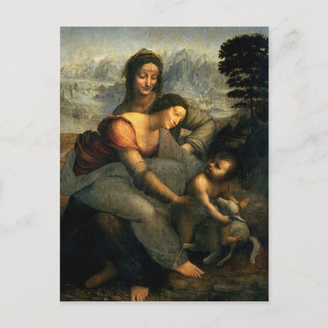 Carte Postale Vierge et enfant avec Sainte-Anne, c.1510 (Devant)