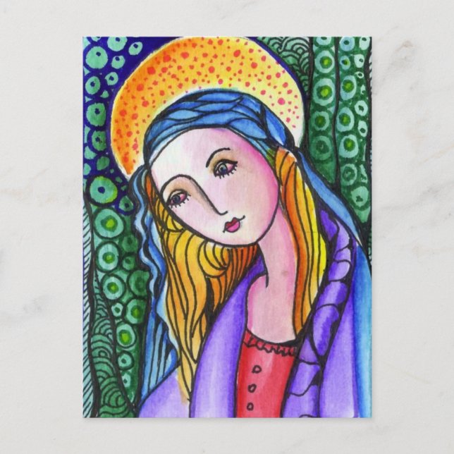 Carte Postale Vierge Marie (Devant)