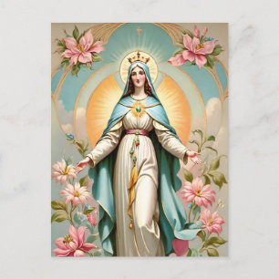 Carte postale Vierge Marie