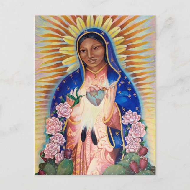 Carte Postale Vierge Marie - Notre-Dame De Guadalupe (Devant)