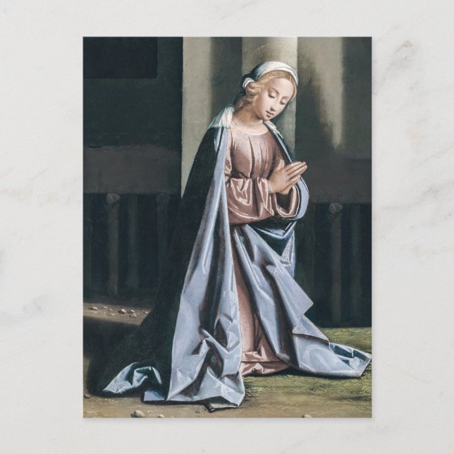 Carte Postale Vierge religieuse Marie Madonna (Devant)