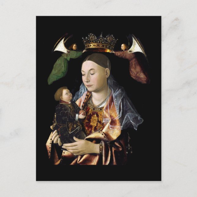 Carte Postale Vierge salée et enfant Christ (Devant)
