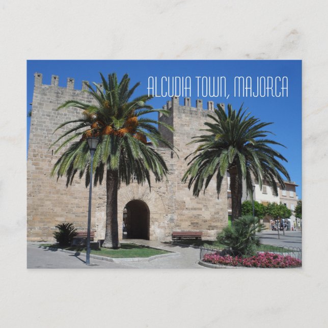 Carte Postale Vieux Alcudia Ville Majorque Mallorca Espagne Souv (Devant)
