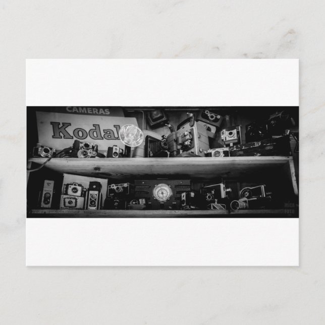 Carte Postale Vieux appareil photo (Devant)