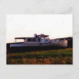Carte Postale Vieux bateau de pêche du Maine