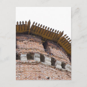 CARTE POSTALE VIEUX BÂTIMENT DE FORTERESSE, RUSSIE VILLE KOLOMNA