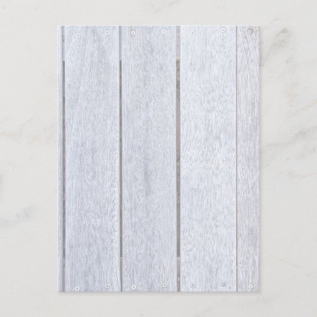 Carte Postale Vieux bois Patiné blanc Arrière - plan (Devant)