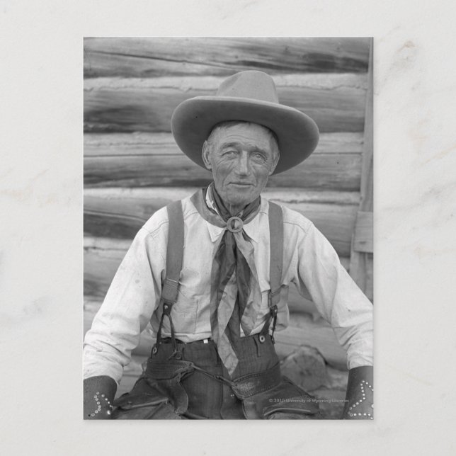 Carte Postale Vieux cowboy (Devant)