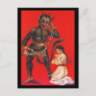 Carte postale Vieux Gruss Vom Krampus