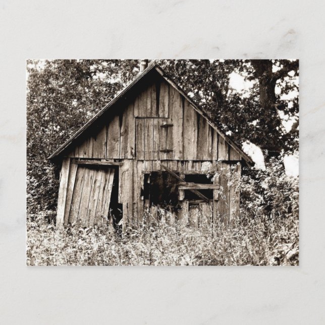 Carte Postale Vieux hangar de ferme (Devant)