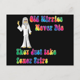 Carte Postale Vieux hippies