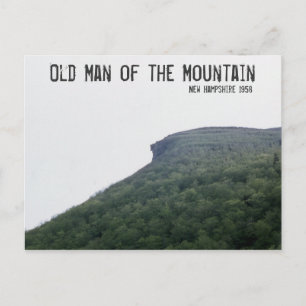 Carte Postale Vieux homme de la montagne New Hampshire