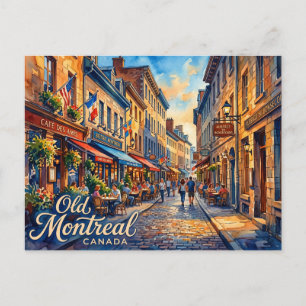 Carte Postale Vieux Montréal Canada