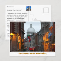 Vieux-Montréal-Canada à Dusk