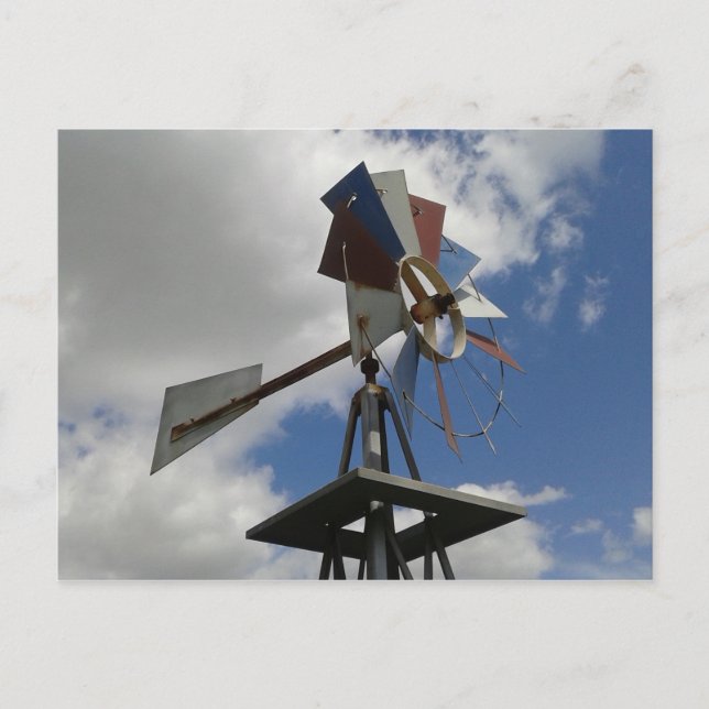 Carte Postale Vieux moulin à vent (Devant)