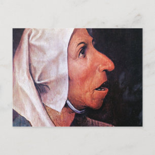 Carte Postale Vieux paysan par Pieter Bruegel