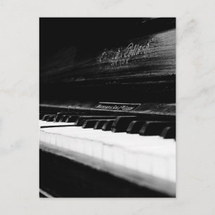 Carte Postale Vieux piano