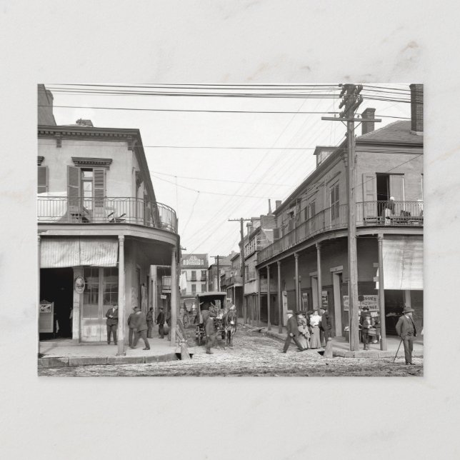 Carte Postale Vieux quartier français (Devant)