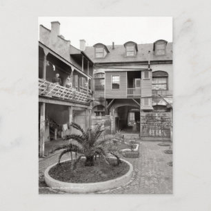 Carte Postale Vieux quartier français Patio