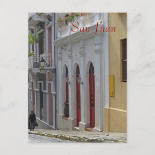 Carte postale Vieux San Juan, Porto Rico Souvenir